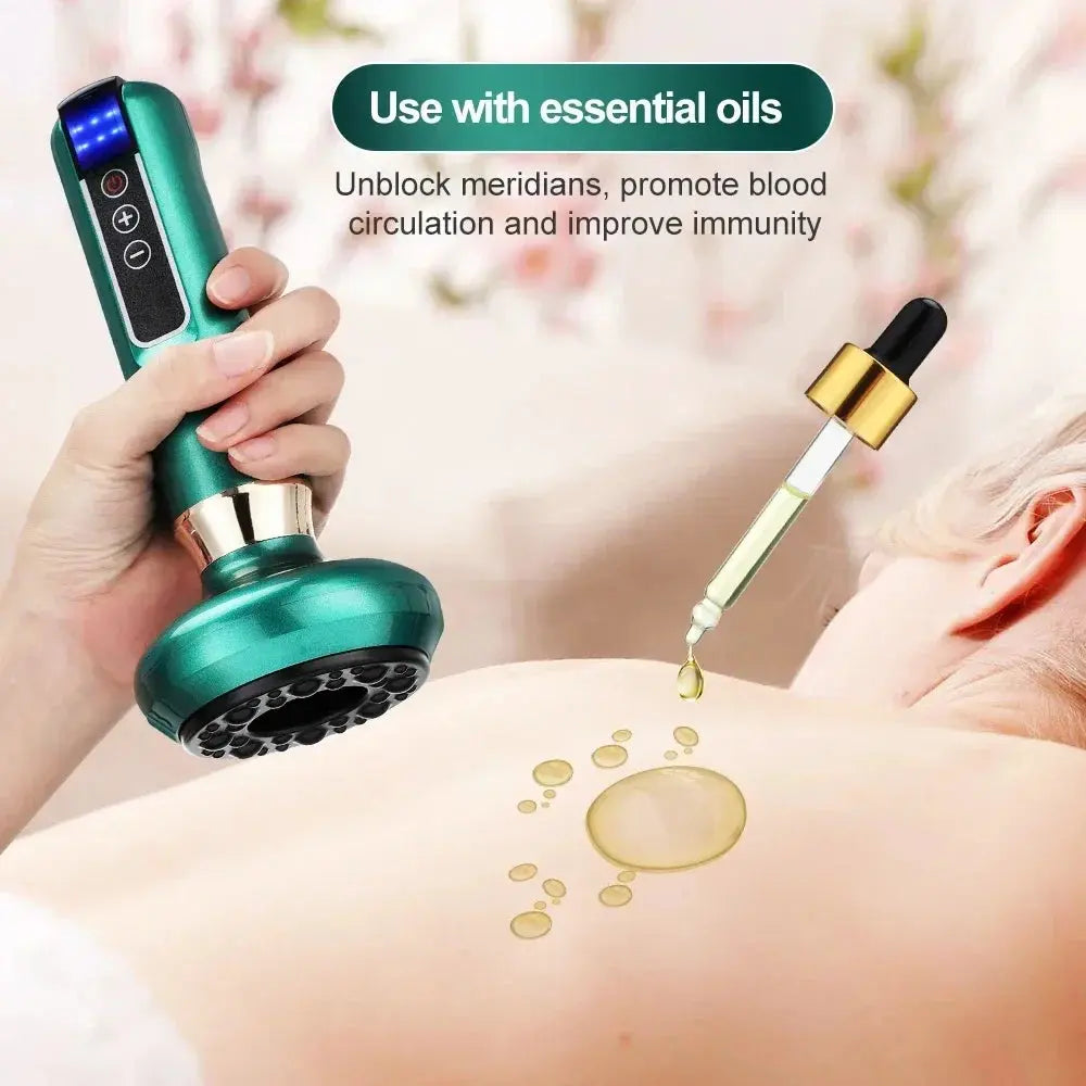 Tricolor Electric Massager: The Ultimate Solution for a Smoother, Healthier You! NNOS