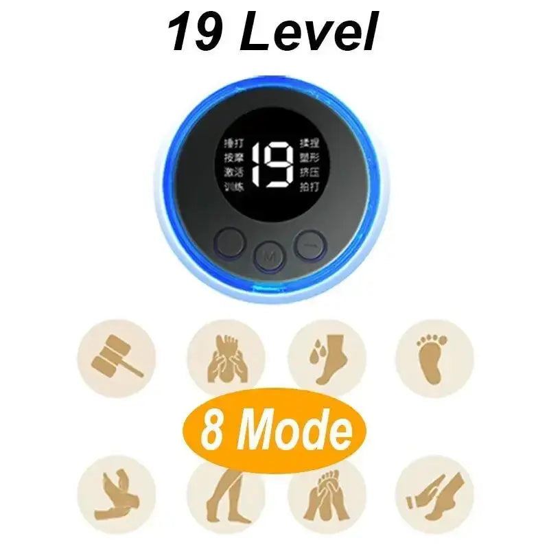 USB Rechargeable Foot Massage Mat – 8 Modes, 19 Levels, Boosts Circulation NNOS