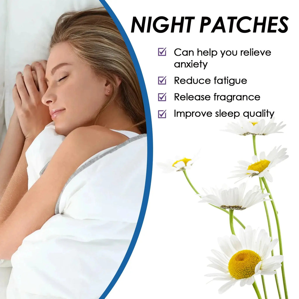 Lavender Sleep Patches – Natural Aid to Relieve Stress, Anxiety & Insomnia NNOS