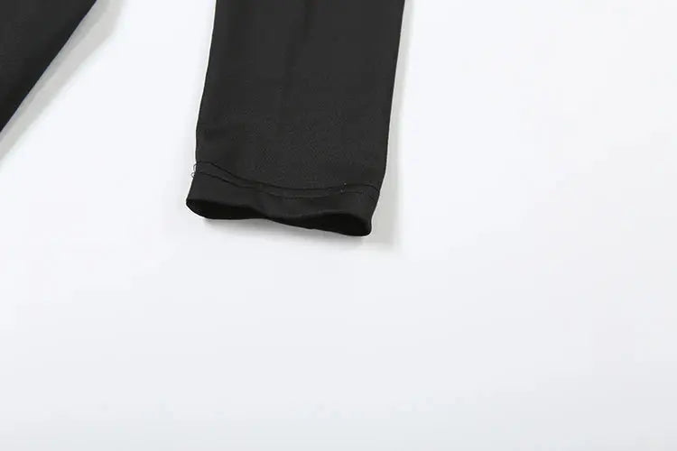 Sexy Fall Jumpsuits for Women DIY Shirring O-Neck Full Sleeve Stretch Polyester Slim Fit Ankle-Length Party Clubwear NNOS