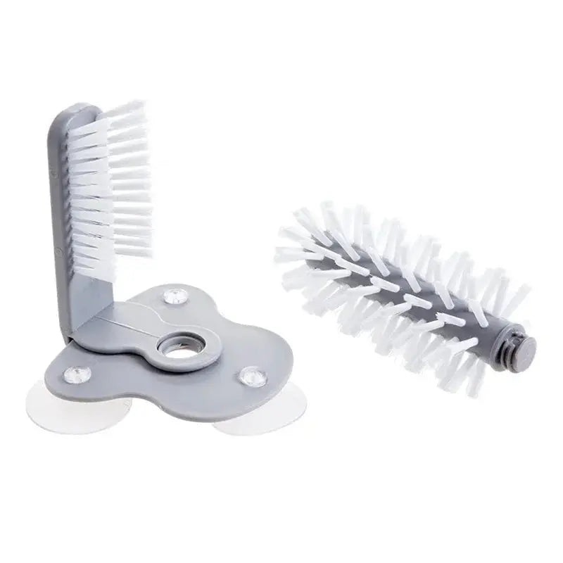 Professional Sink Suction Glass Cleaner with Brush and Stand for Effective Cleaning of Bottles and Mugs
