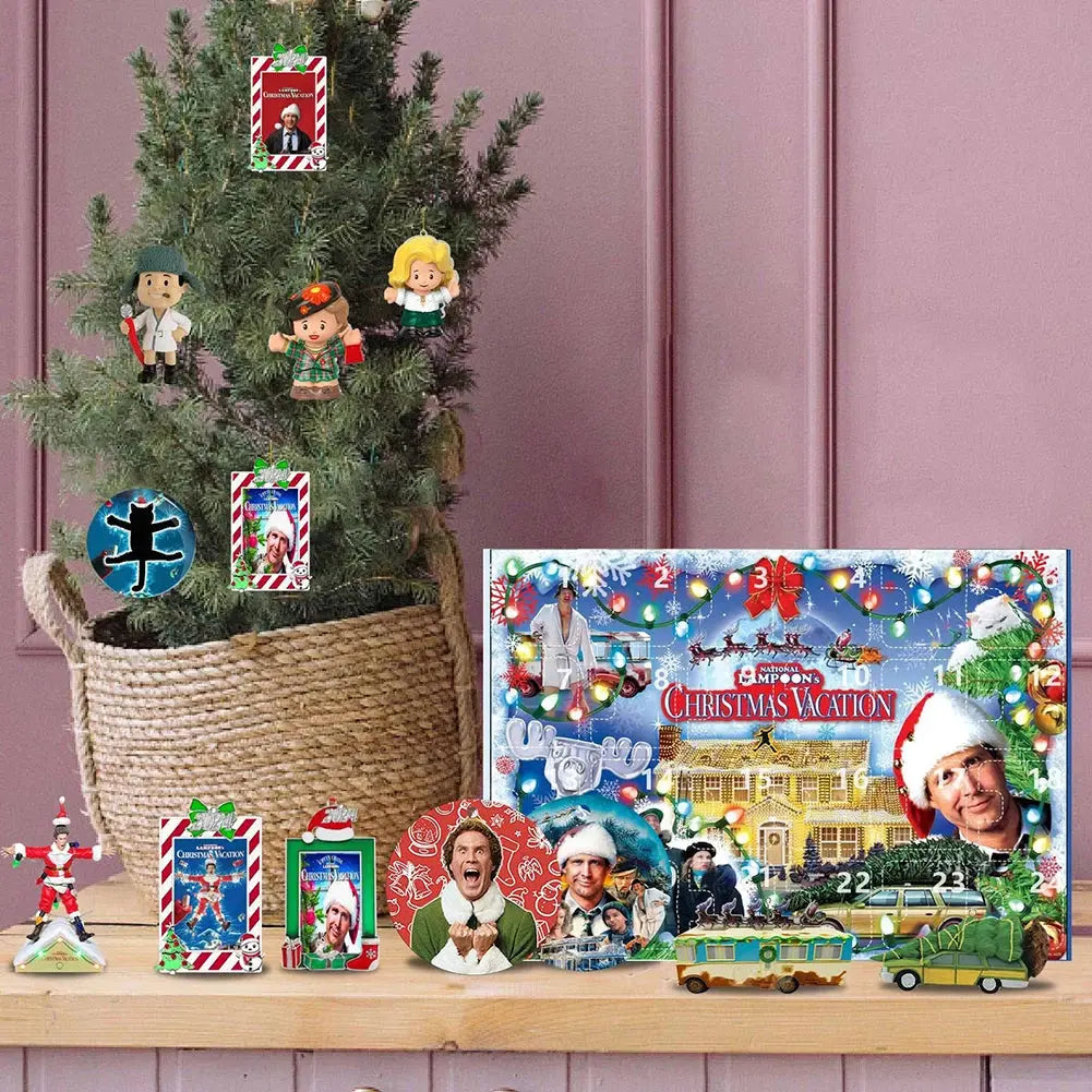 Christmas Advent Calendar 2024 Movie Special Edition Set 24 Day Christmas Advent Calendar 24 Days Xmas Countdown Calendar NNOS