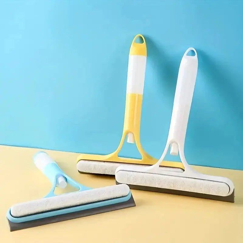 Multi-Functional Glass Cleaning Tool with Integrated Watering Can - 3-in-1 Window Scraper and Glass Scraper