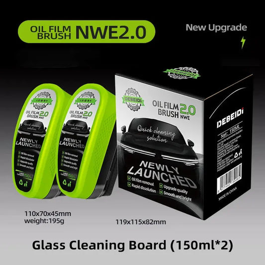 Car Glass Oil Film Cleaner – Anti-Rain, Clear Vision, 1,2,3 Set Universal Wipes NNOS