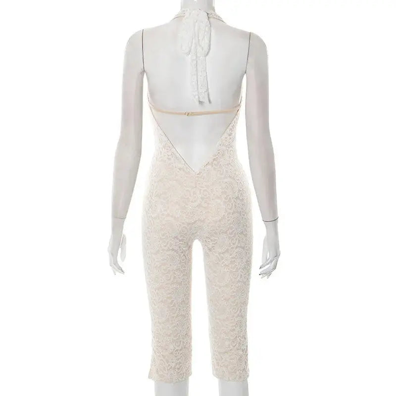 Avrilyaan Lace Bodycon Jumpsuit 2025 NNOS