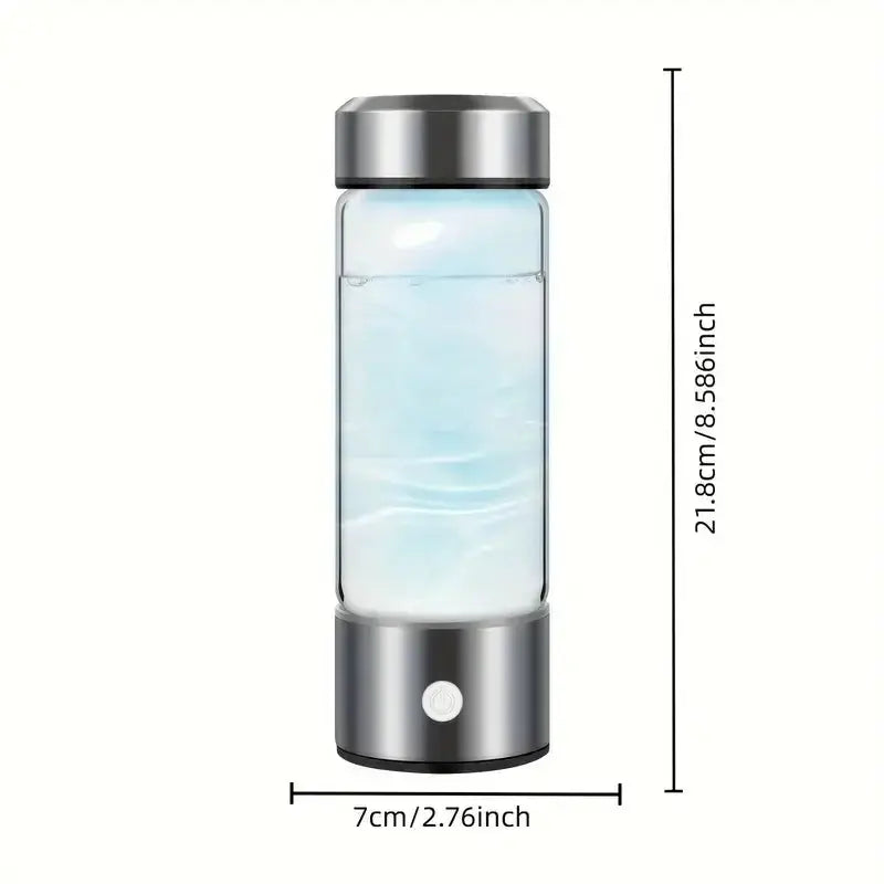Portable Hydrogen Water Bottle Generator Rechargeable Ionizer Machine Stainless Steel Health Cup for Rich Water Glass NNOS