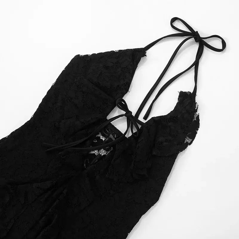 Blifanbo Lace Ruffled Jumpsuit NNOS