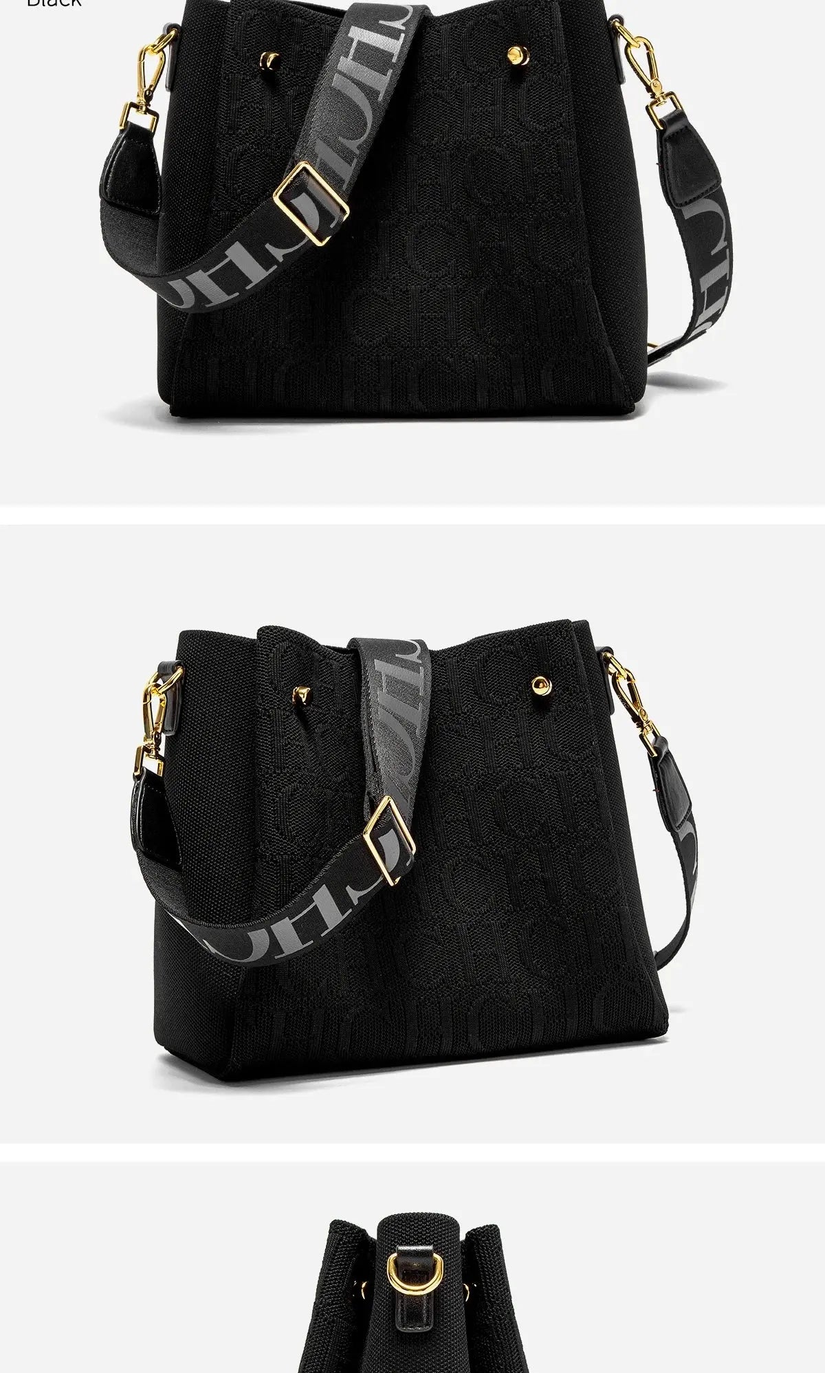 CH Elegant Letter Rope Crossbody Bag – Designer-Inspired, Fashionable & Spacious Shoulder Purse for Stylish Women NNOS