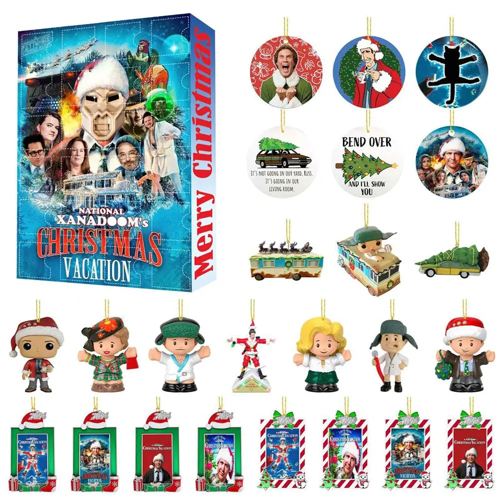Christmas Advent Calendar 2024 Movie Special Edition Set 24 Day Christmas Advent Calendar 24 Days Xmas Countdown Calendar NNOS
