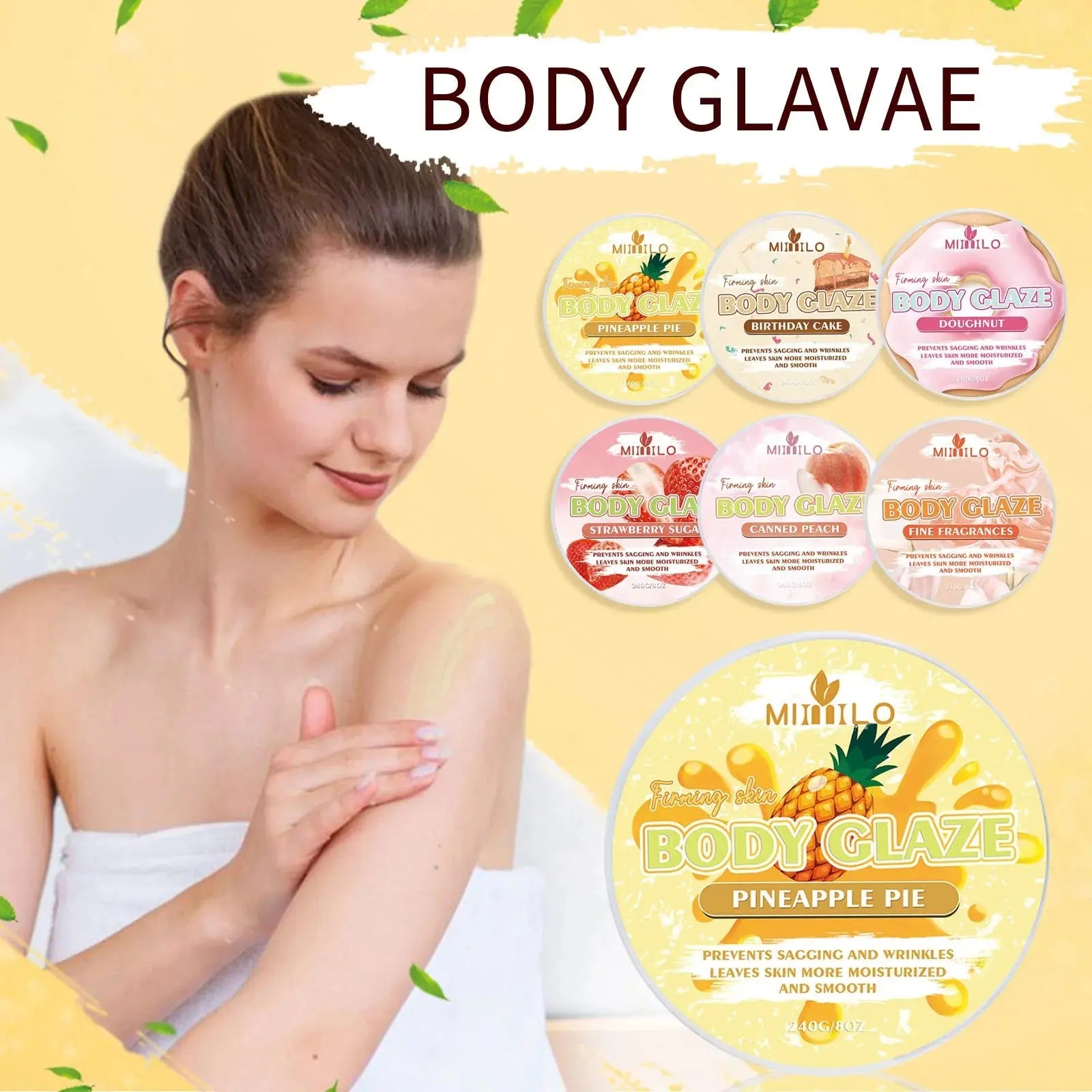 Body Glaze Body Skin Moisturizing Glaze Moisturizes And Locks In Moisture For Long-lasting Hydration On Summer Beach Skin NNOS