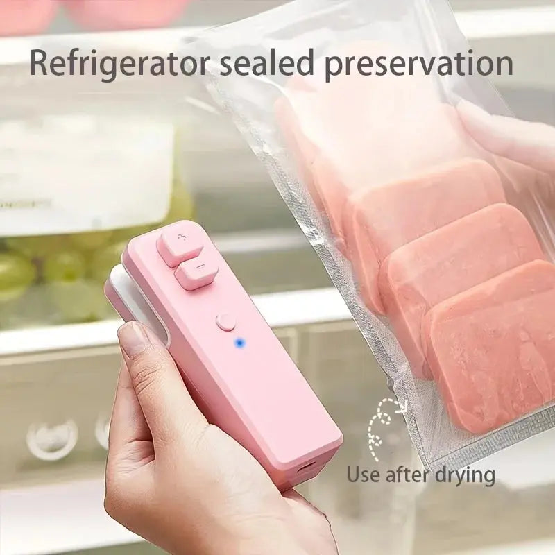 Xiaomi Food Bag Sealer Mini Portable Plastic Bags Sealing Machine Thermoplastic Bag Sealants Handheld Food Packaging Heat Sealer NNOS