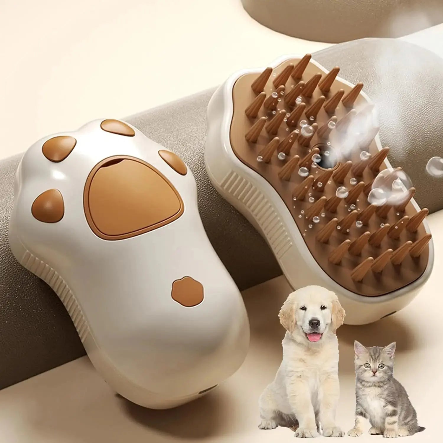 Cat Steam Brush Steamy Dog Brush 3 in 1 Rechargeable Spray Cat Hair Brushes for Massage Pet Grooming Comb Hair Removal Comb NNOS