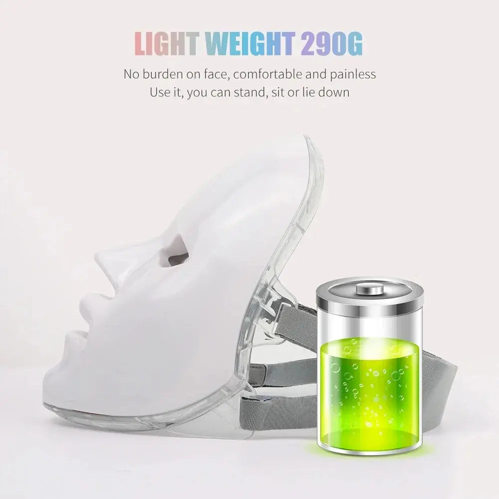 Facial LED Mask 7 Colors LED Photon Beauty Mask Skin Rejuvenation Home Face Lifting Whitening Skin Care Beauty Mask NNOS