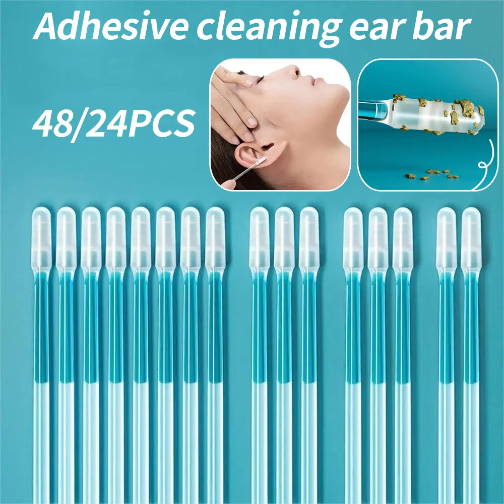 24/48pcs Earwax Removal Tool Gentle Ear Cleaning Stick Essential Household Item for Personal Care Ear Cleaner NNOS