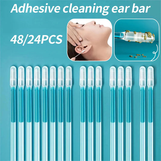 24/48pcs Earwax Removal Tool Gentle Ear Cleaning Stick Essential Household Item for Personal Care Ear Cleaner NNOS