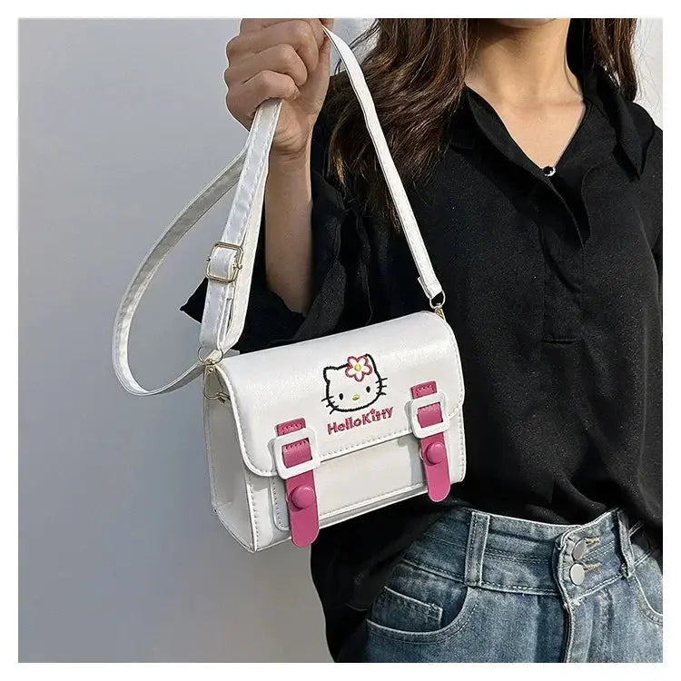 Luxury Sanrio Anime Crossbody Bag – Hello Kitty, My Melody, Kuromi & Cinnamoroll Designer-Inspired Purse for Girls & Women – Cute Gift-Ready Handbag NNOS
