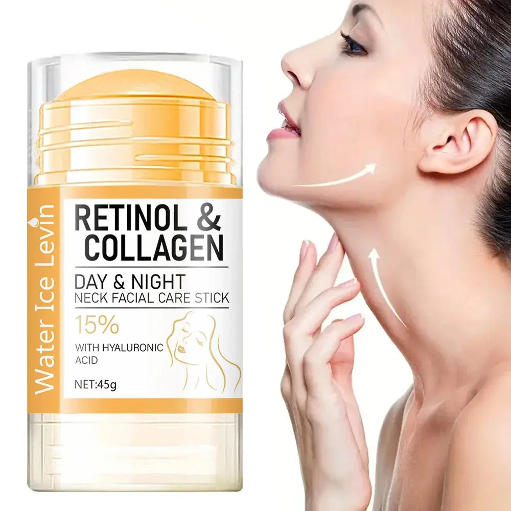 Retinol and Collagen Facial Neck Cream, Lifting Neck, Firming and Moisturizing Skin, Powerful Moisturizing Neck and Facial Skin, Brightening Neck Texture NNOS