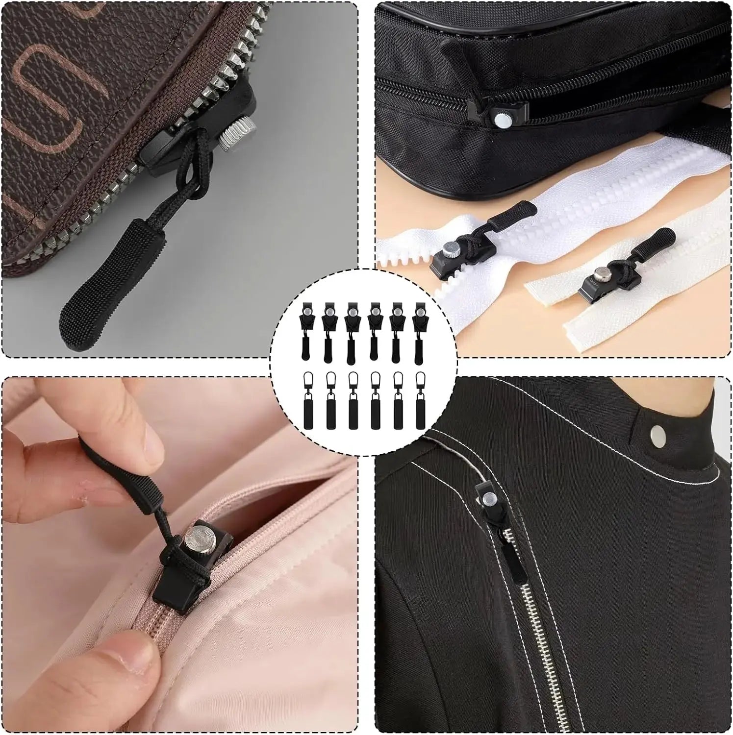 Fix Broken Zippers in Seconds! 🔧 Universal Zipper Repair Kit – No Sewing Needed! NNOS