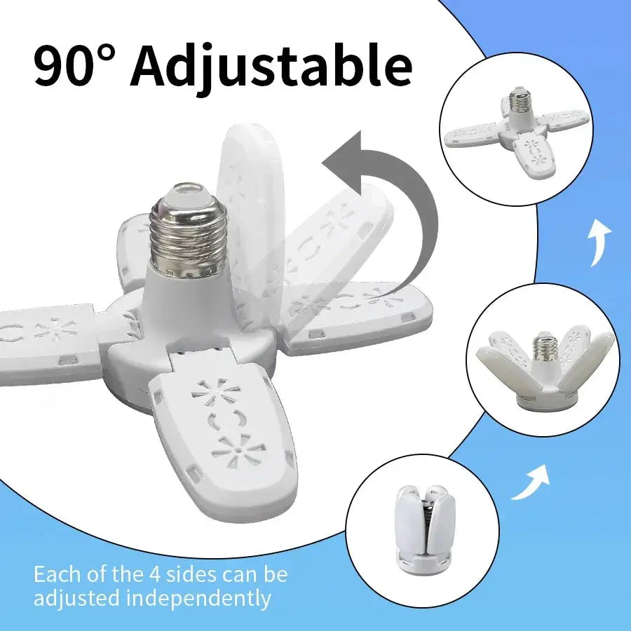 Brighten Any Room with the Foldable LED Bulb Light – Ultra Versatile and Energy-Efficient! NNOS