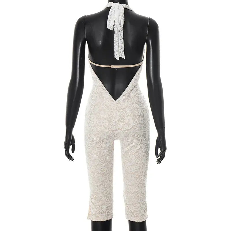 Avrilyaan Lace Bodycon Jumpsuit 2025 NNOS