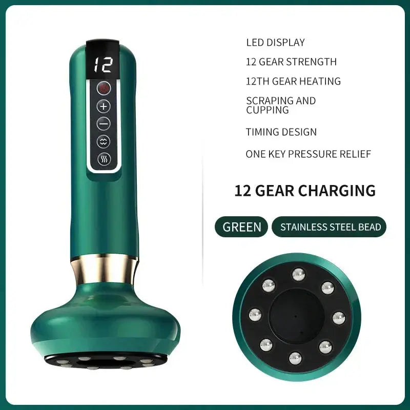 Tricolor Electric Massager: The Ultimate Solution for a Smoother, Healthier You! NNOS