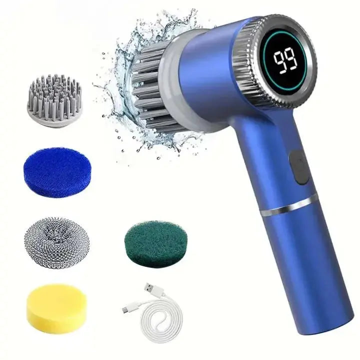 Powerful Wireless Electric Cleaning Brush IPX7 Waterproof USB Rechargeable Multi-functional Handheld Cleaner for Household NNOS