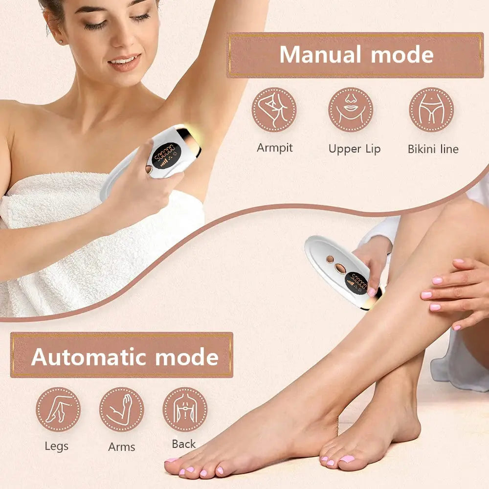 Laser Epilator IPL Hair Removal For Women Body Bikini Facial 990000 Flashes Permanant Painless IPL Hair Remover Laser Epilator NNOS