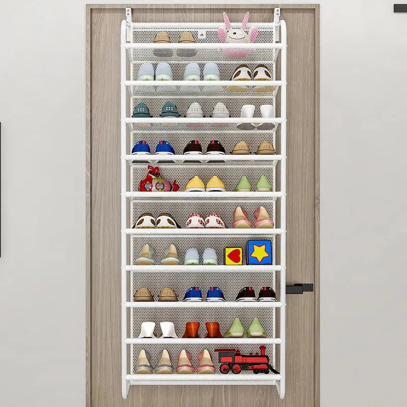 Household dustproof storage shoe cabinet simple wall mounted energy-saving shoe rack behind dormitory door multi-layer assembled NNOS