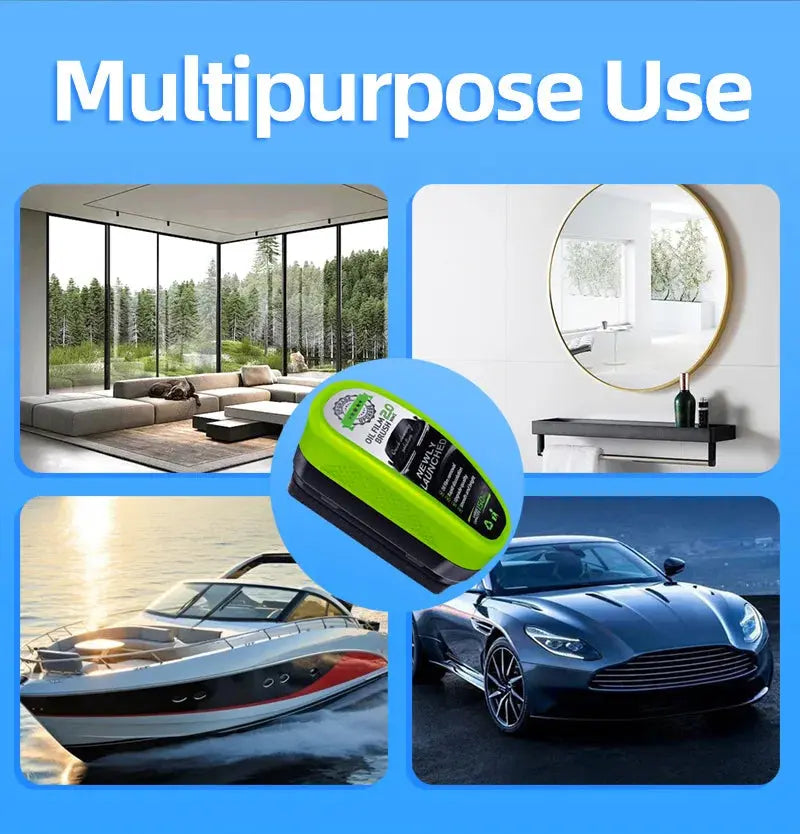 Car Glass Oil Film Cleaner – Anti-Rain, Clear Vision, 1,2,3 Set Universal Wipes NNOS