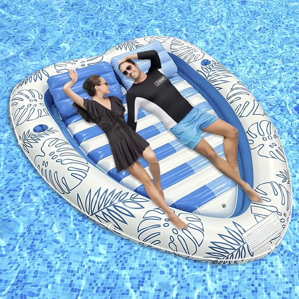 Inflatable Love Float – Two-Person Romantic Pool & Lake Lounger NNOS
