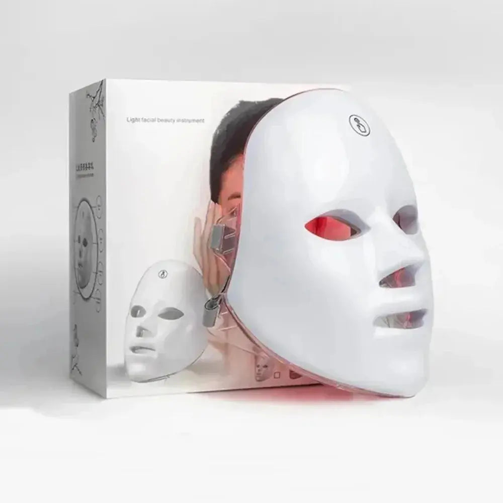 Facial LED Mask 7 Colors LED Photon Beauty Mask Skin Rejuvenation Home Face Lifting Whitening Skin Care Beauty Mask NNOS