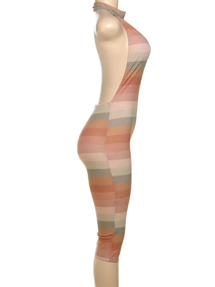 Weird Puss Backless Romper NNOS