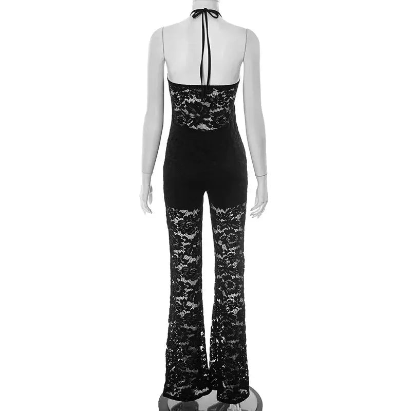 Blifanbo Lace Ruffled Jumpsuit NNOS