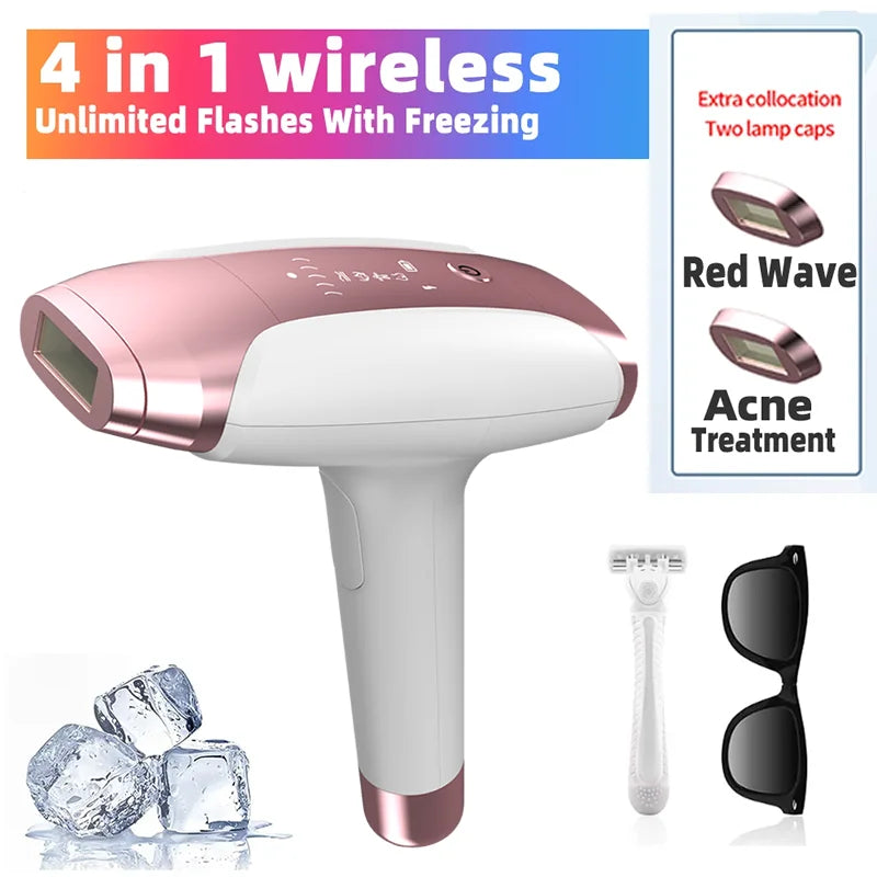 IPL Laser Hair Removal Device – Permanent Hair Removal At Home | Painless & Effective HomeWell Beauty