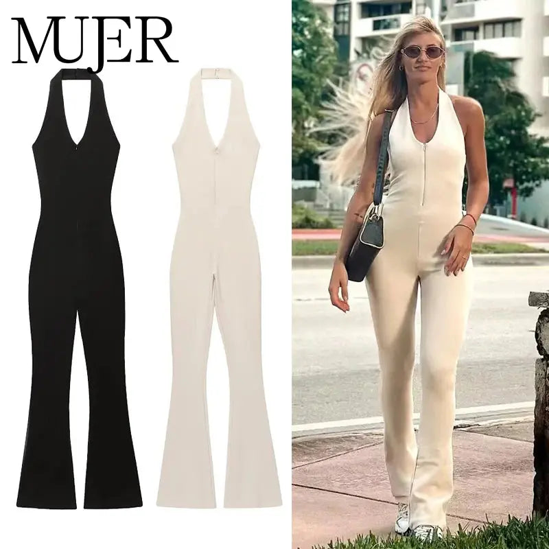 MUJER 2025 Flared Jumpsuit NNOS