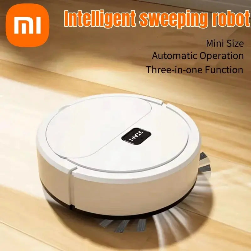 Xiaomi Mini Robotic Vacuum Cleaner - USB Rechargeable 3-in-1 Wet & Dry Cleaning Solution for Effortless Home Maintenance