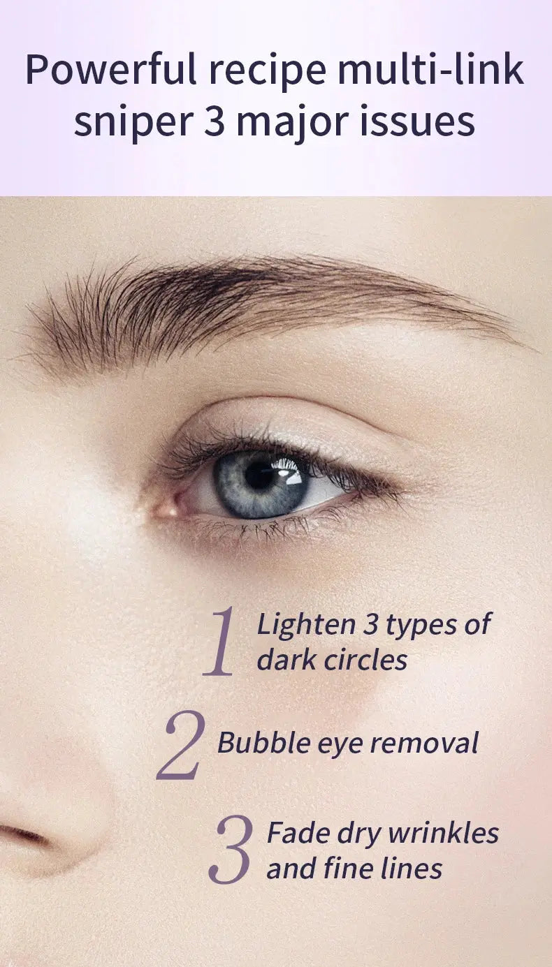 O'CHEAL Anti Wrinkle Anti Dark Circle Eye Cream Roller Massager Moisturizing Eye Bags Anti Aging Hyaluronic Acid Eye Skin Care NNOS