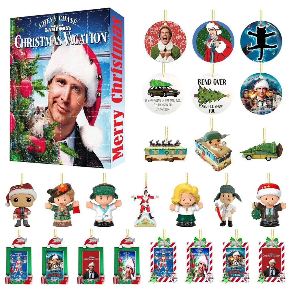 Christmas Advent Calendar 2024 Movie Special Edition Set 24 Day Christmas Advent Calendar 24 Days Xmas Countdown Calendar NNOS