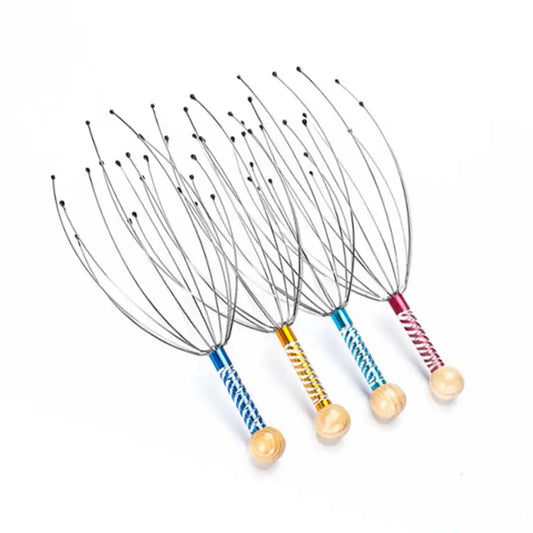 Octopus Head Massager Scratching Scalp Relaxation Relief Body Massager Scratcher Relieves Tension Health Care Tools Random product image