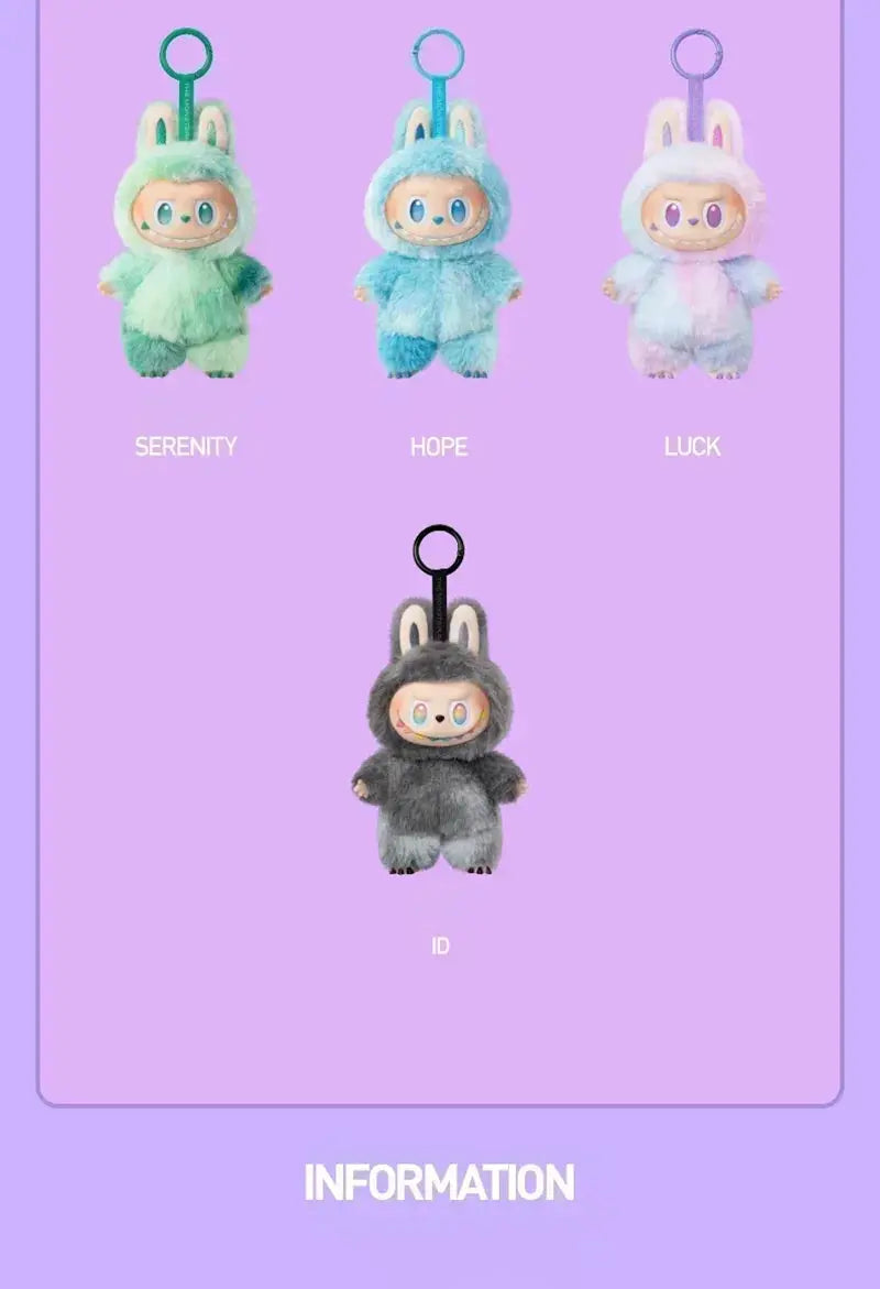 Anime Figure Kawaii For Labubu Blind Box Have A Seat Series PVC Pendant Doll Model Toy Monster Keychain Kids Birthday Gifts NNOS