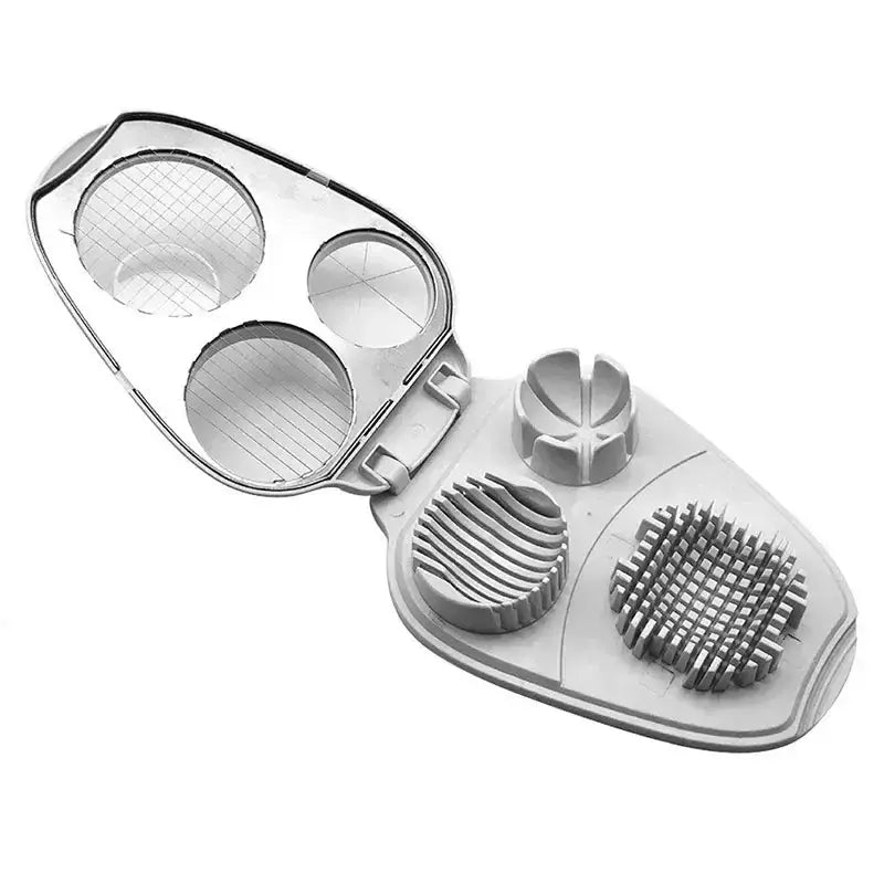 3in1 Creative Egg Slicer Hard Boiled Eggs Slicers Kitchen Food Slicers Fruit Vegetable Manual Slicers Household Kitchen Supplies NNOS