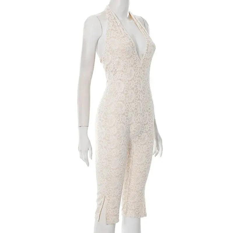 Avrilyaan Lace Bodycon Jumpsuit 2025 NNOS