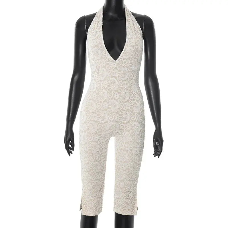 Avrilyaan Lace Bodycon Jumpsuit 2025 NNOS