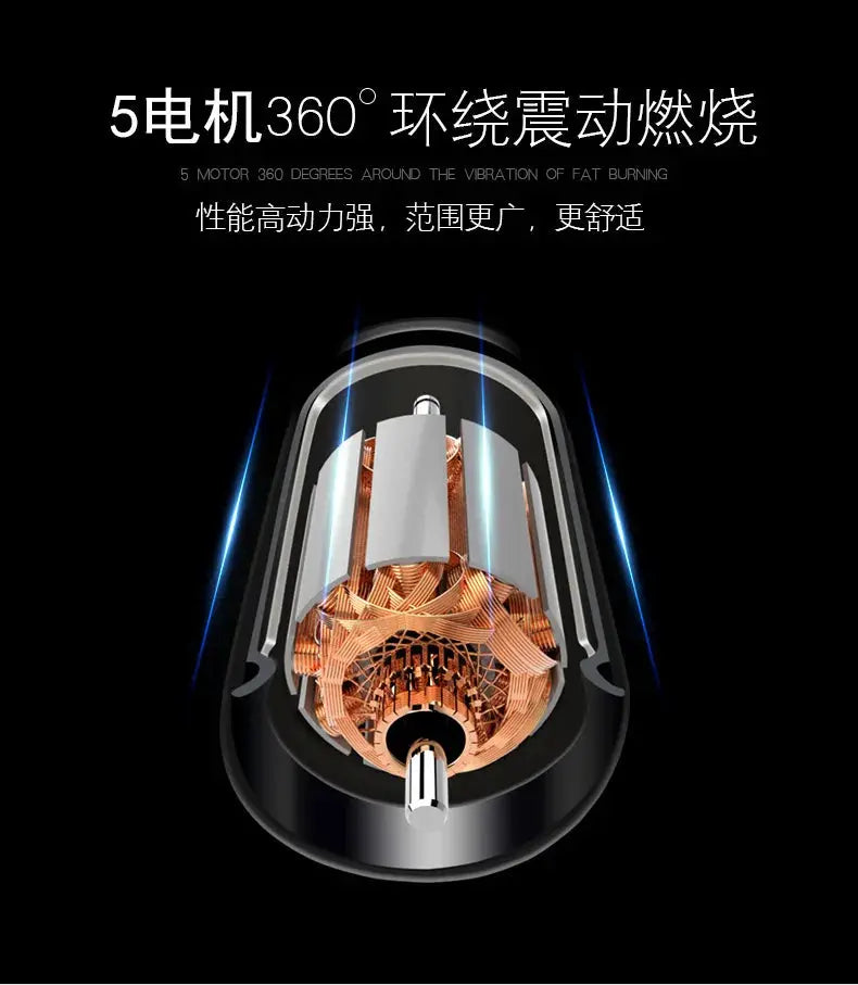 Intelligent Vibration Massage Belt Waist Massager Hot Compress Moxibustion Lazy Body Fat Remover NNOS