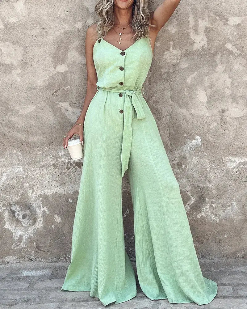 Solid Elegant 2025 Women’s Jumpsuit NNOS