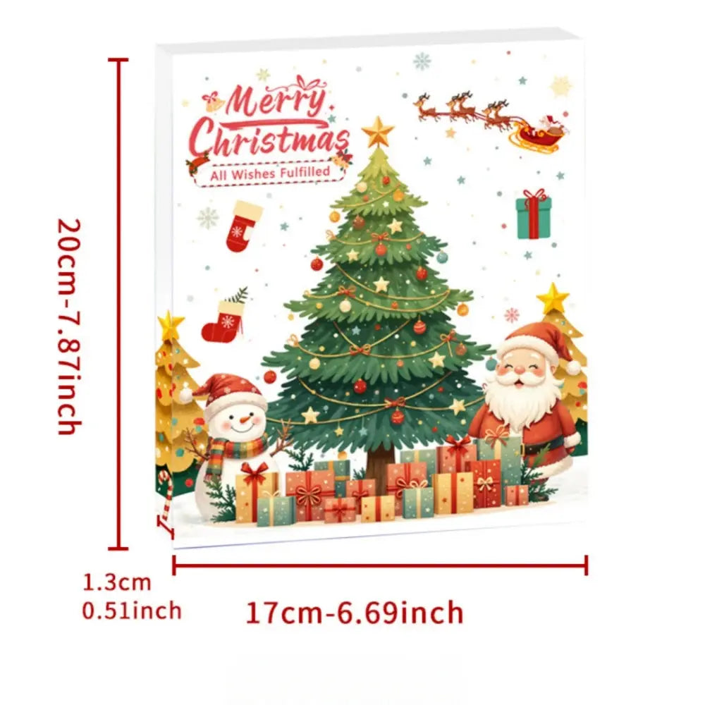1 Set of Cute Christmas Countdown DIY Bracelet Set ， Christmas New Year Birthday Party Wedding Spring Festival Gifts Gift Filler NNOS