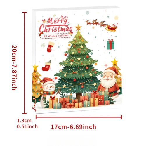 1 Set of Cute Christmas Countdown DIY Bracelet Set ， Christmas New Year Birthday Party Wedding Spring Festival Gifts Gift Filler NNOS