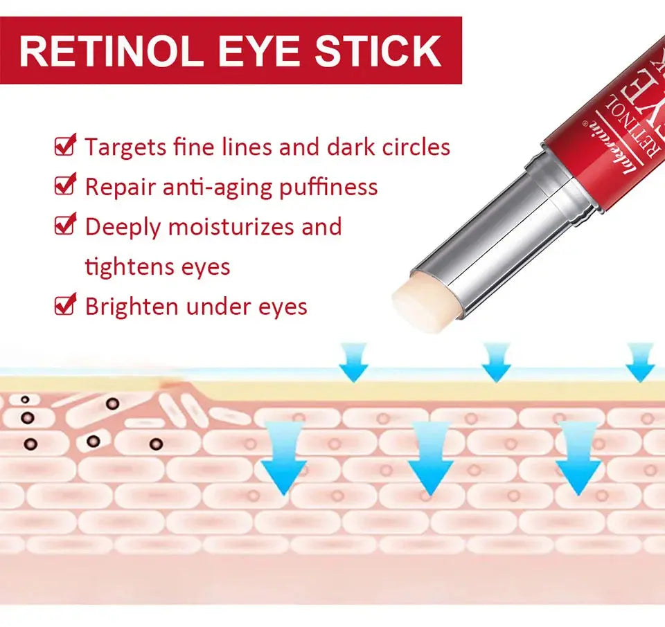Retinol Eye Cream Lightening Dark Circles Firming Skin Instant Eye Repair Serum Stick for women Women Eyes Care NNOS
