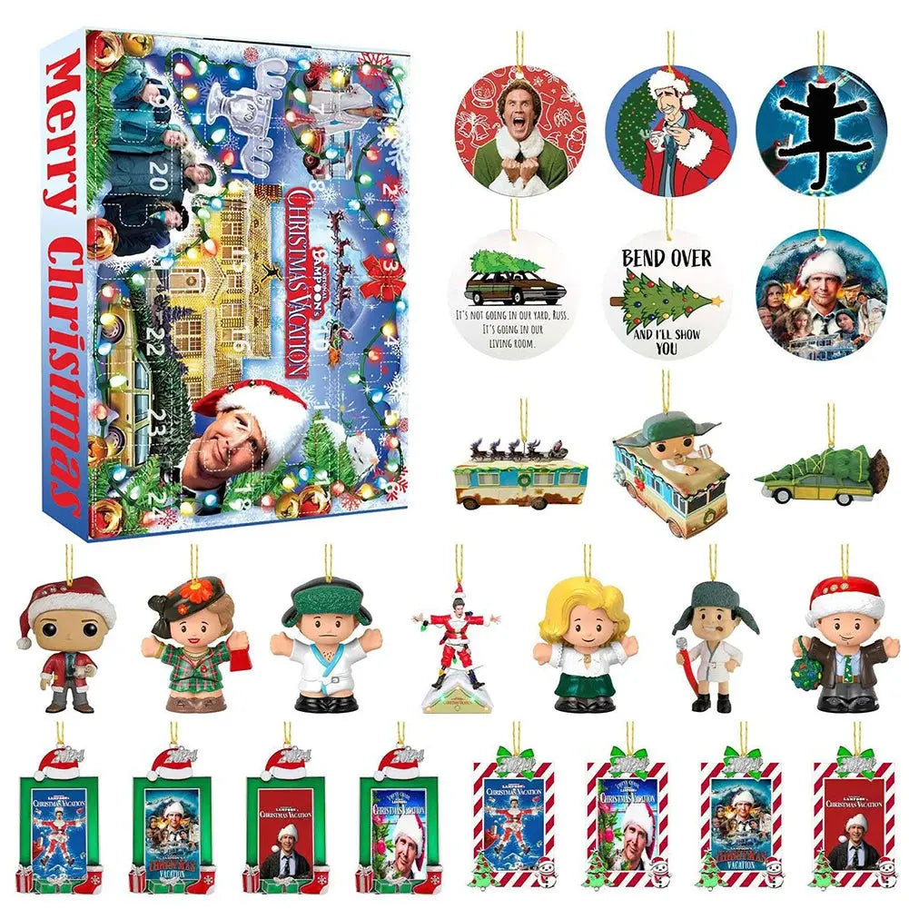 Christmas Advent Calendar 2024 Movie Special Edition Set 24 Day Christmas Advent Calendar 24 Days Xmas Countdown Calendar NNOS