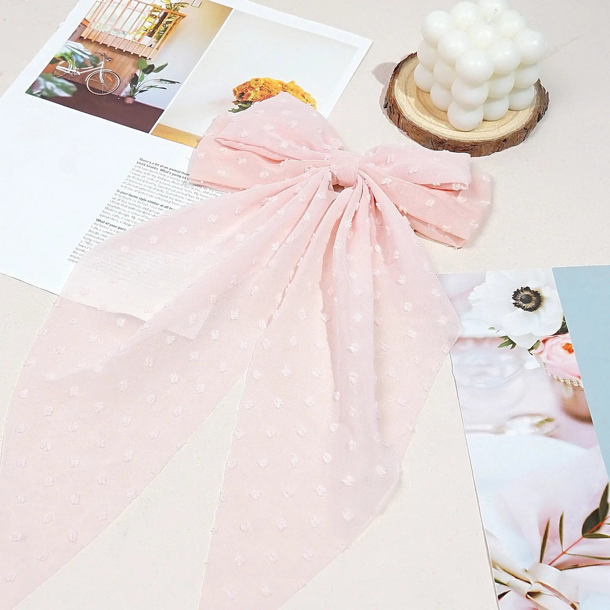 Elevate Your Look with Our Gorgeous Satin Bow Hair Clip - Perfect for Chic Ponytails! 🌟💖 #HairGoals #Fashionista